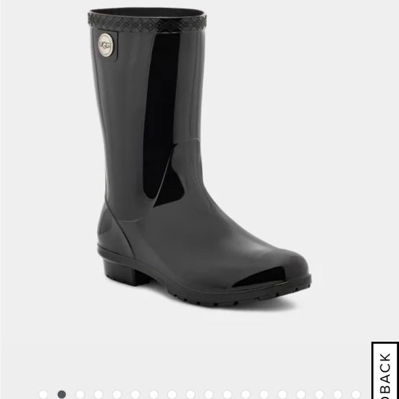 UGG SIENNA BLACK BOOTS - WOMEN'S - Picture 2 of 5